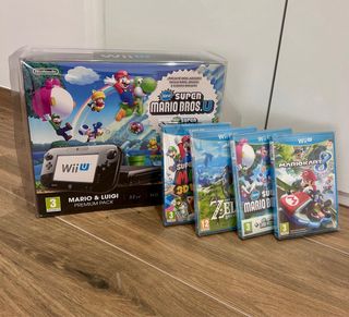Nintendo Wii U Premium Pack 32GB + Juegos