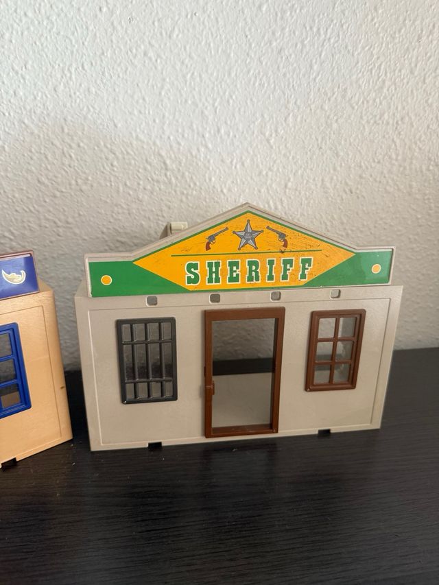 Playmobil Oeste: Banco y Cárcel con Figuras y acce