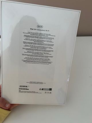 iPad 9ª Gen 64GB Wifi Space Grey SIN ABRIR