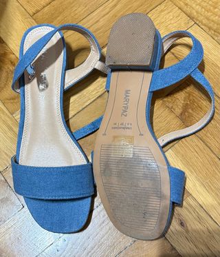Sandalias Marypaz Azul Talla 37