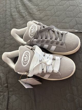 Zapatillas Adidas Campus Grises Nuevas
