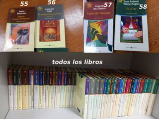 Colecc. 58 libros n. contemporánea, 1 e. cada uno 
