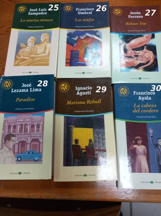 Colecc. 58 libros n. contemporánea, 1 e. cada uno 