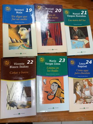 Colecc. 58 libros n. contemporánea, 1 e. cada uno 