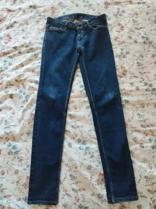 Pantalón vaquero Zara azul talla 38
