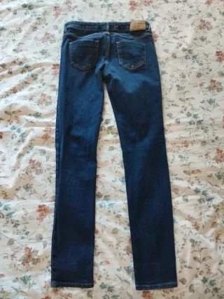 Pantalón vaquero Zara azul talla 38