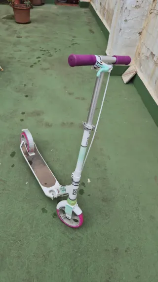 Patinete Oxelo MID 9 Blanco