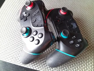 2 Controller Pro Controller VABOO Bluetooth Nero