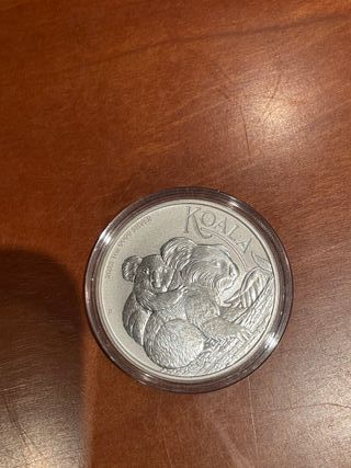 Moneda 1 oz plata Australia Koala 2022