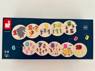 Puzzle Janod para aprender a contar 1-10