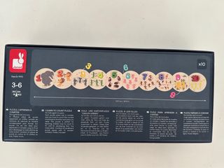 Puzzle Janod para aprender a contar 1-10