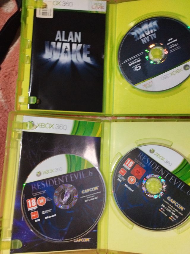 Pack 4 Juegos Xbox 360: Alan Wake, Resident Evil 6