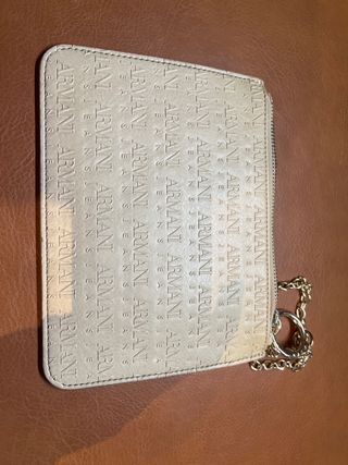 Cartera monedero Armani Jeans beige