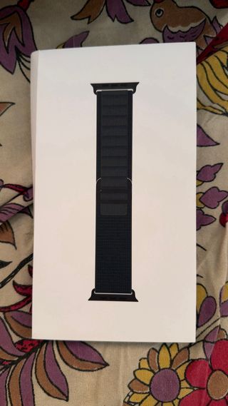 Correa Alpine Loop Apple Watch Ultra 2/3 Negra/Ver