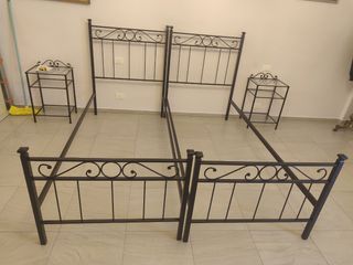 Letti singoli ferro & trasporto 