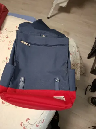 Mochila Natura azul y roja