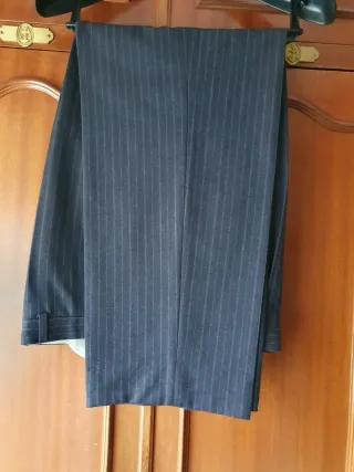 Traje Azul marino raya diplomática Hombre 