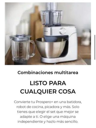 Robot Cocina Kenwood Prospero+