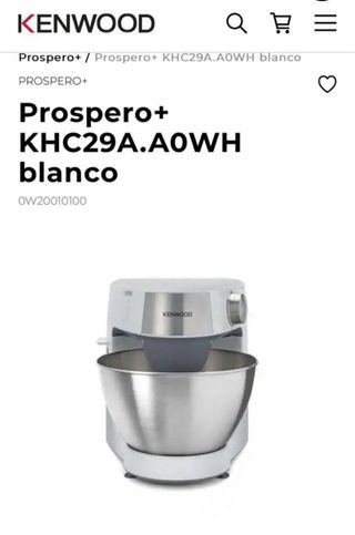 Robot Cocina Kenwood Prospero+