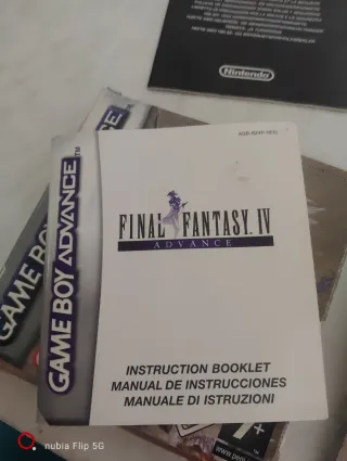 Lote Final Fantasy IV y Tactics GBAdvance