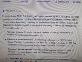 Asus Tuf A15 para reparar o piezas