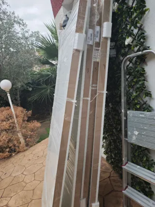 4 Puertas interiores abatibles blancas
