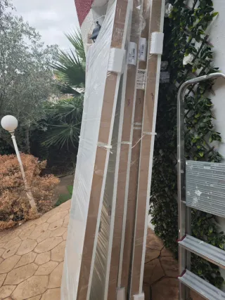 4 Puertas interiores abatibles blancas