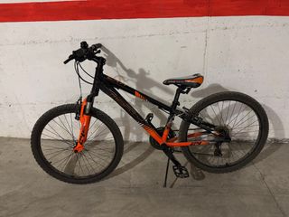Bicicleta Monty Kh7 24 Negra/Naranja