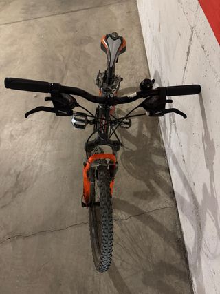 Bicicleta Monty Kh7 24 Negra/Naranja