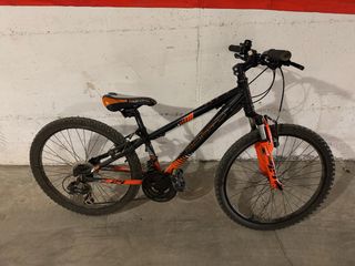 Bicicleta Monty Kh7 24 Negra/Naranja