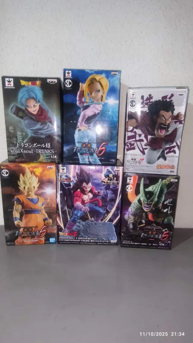 OferLote Figuras Banpresto Dragon Ball cranekin
