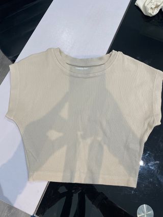 Camiseta Lefties manga corta beige Talla XS