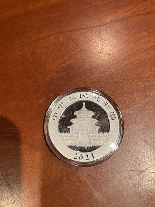 Moneda 1 oz plata China Panda 2023