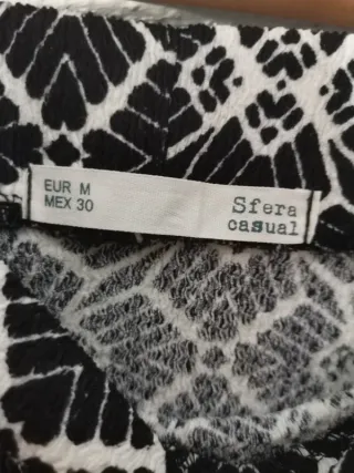 Falda estampada vintage talla M