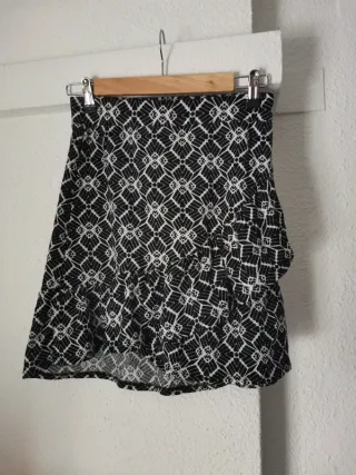 Falda estampada vintage talla M