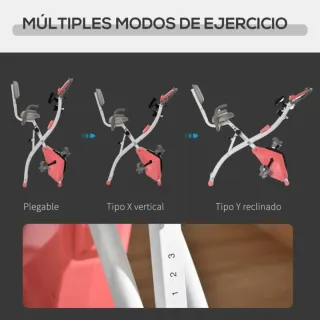Bicicleta Estática Plegable HOMCOM