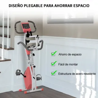 Bicicleta Estática Plegable HOMCOM