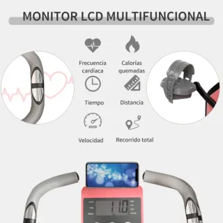 Bicicleta Estática Plegable HOMCOM