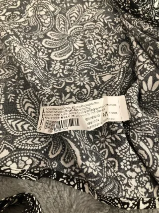 Camisa cruzada Stradivarius estampado