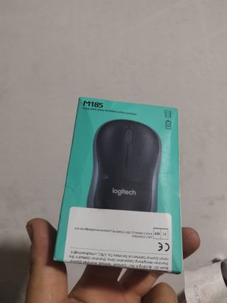 Ratón Logitech Inalámbrico Negro y Rojo