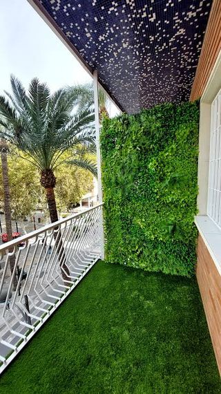 instalación de Césped artificial para jardín o par