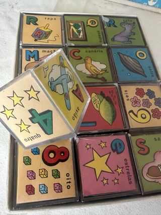 Jogo Cubos Educativos O Meu ABC Vintage Raro