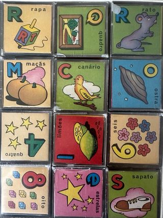 Jogo Cubos Educativos O Meu ABC Vintage Raro