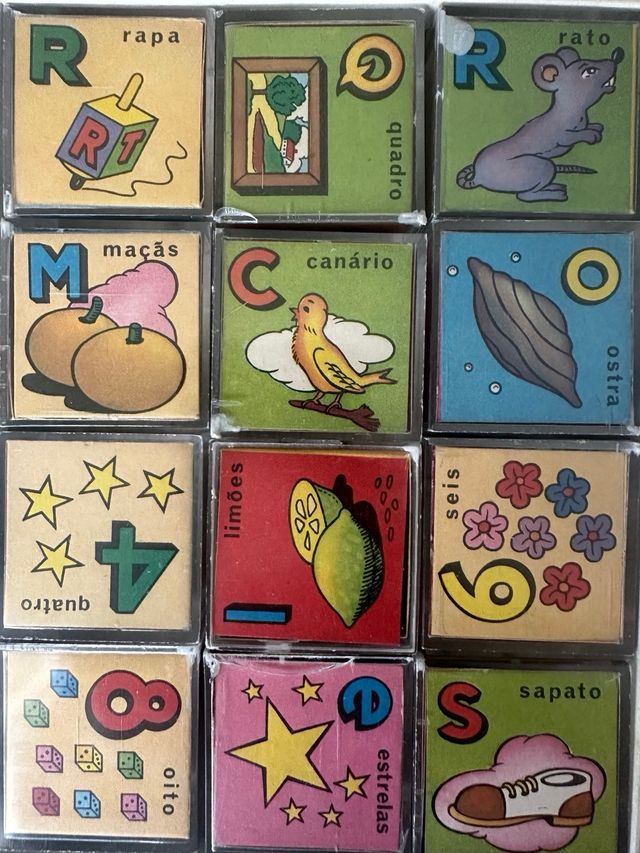 Jogo Cubos Educativos O Meu ABC Vintage Raro