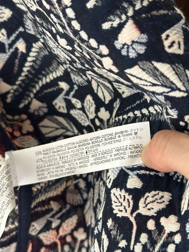 Chaqueta Oysho floral multicolor