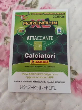 Yildiz Extra Gold Panini Serie A 2025 2026