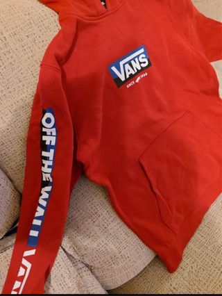 Sudadera Vans Roja con Logo