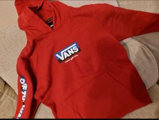 Sudadera Vans Roja con Logo