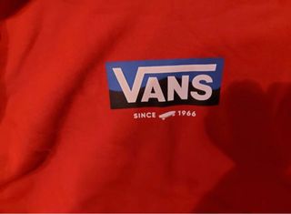 Sudadera Vans Roja con Logo