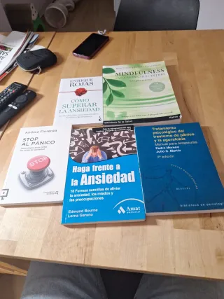 Haga frente a la ansiedad, tto psicológico pán....